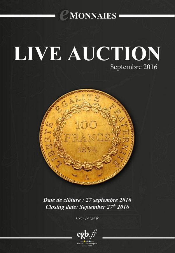 Live Auction - Septembre 2016 CLAIRAND Arnaud, COMPAROT Laurent, CORNU Joël, DESSERTINE Matthieu, PARISOT Nicolas, SCHMITT Laurent, VOITEL Laurent