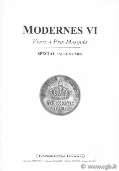 Modernes 6, 50 centimes PRIEUR Michel, SUDRE Pierre