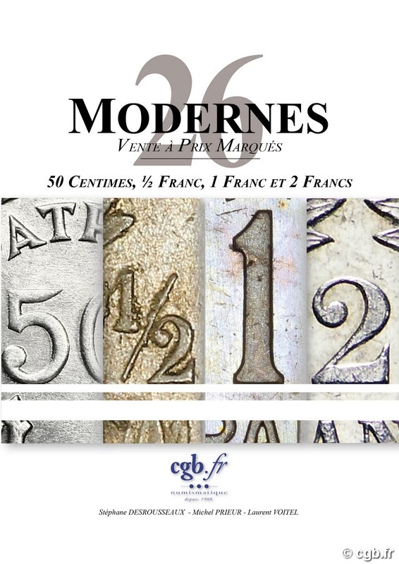Modernes 26 DESROUSSEAUX Stéphane, PRIEUR Michel, VOITEL Laurent