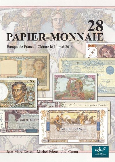 PAPIER-MONNAIE 28 spécial Banque de France DESSAL Jean-Marc, PRIEUR Michel
