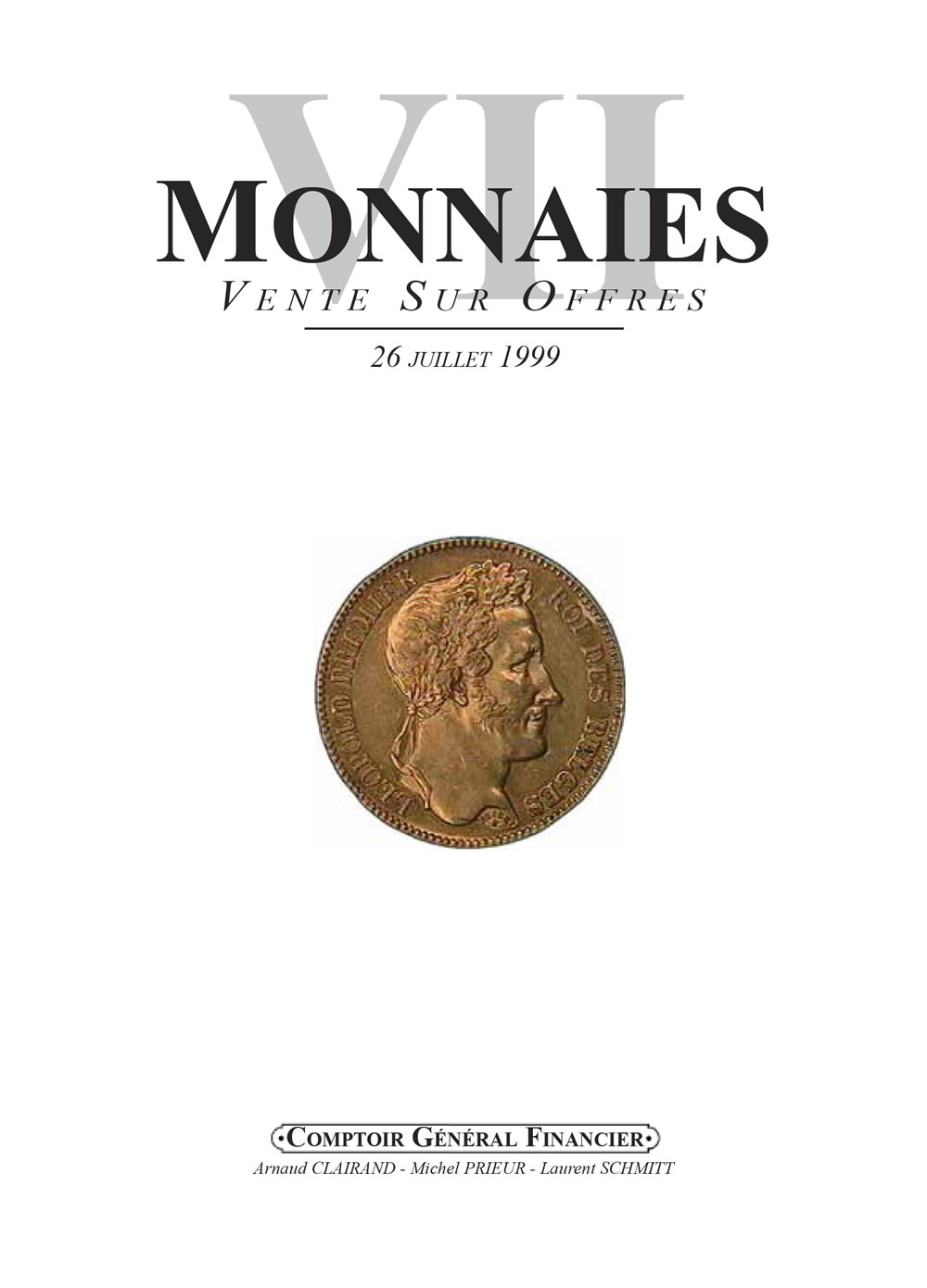 Monnaies 7 PRIEUR Michel, SCHMITT Laurent