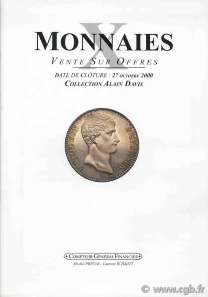 Monnaies 10, collection Alain Davis PRIEUR Michel, SCHMITT Laurent
