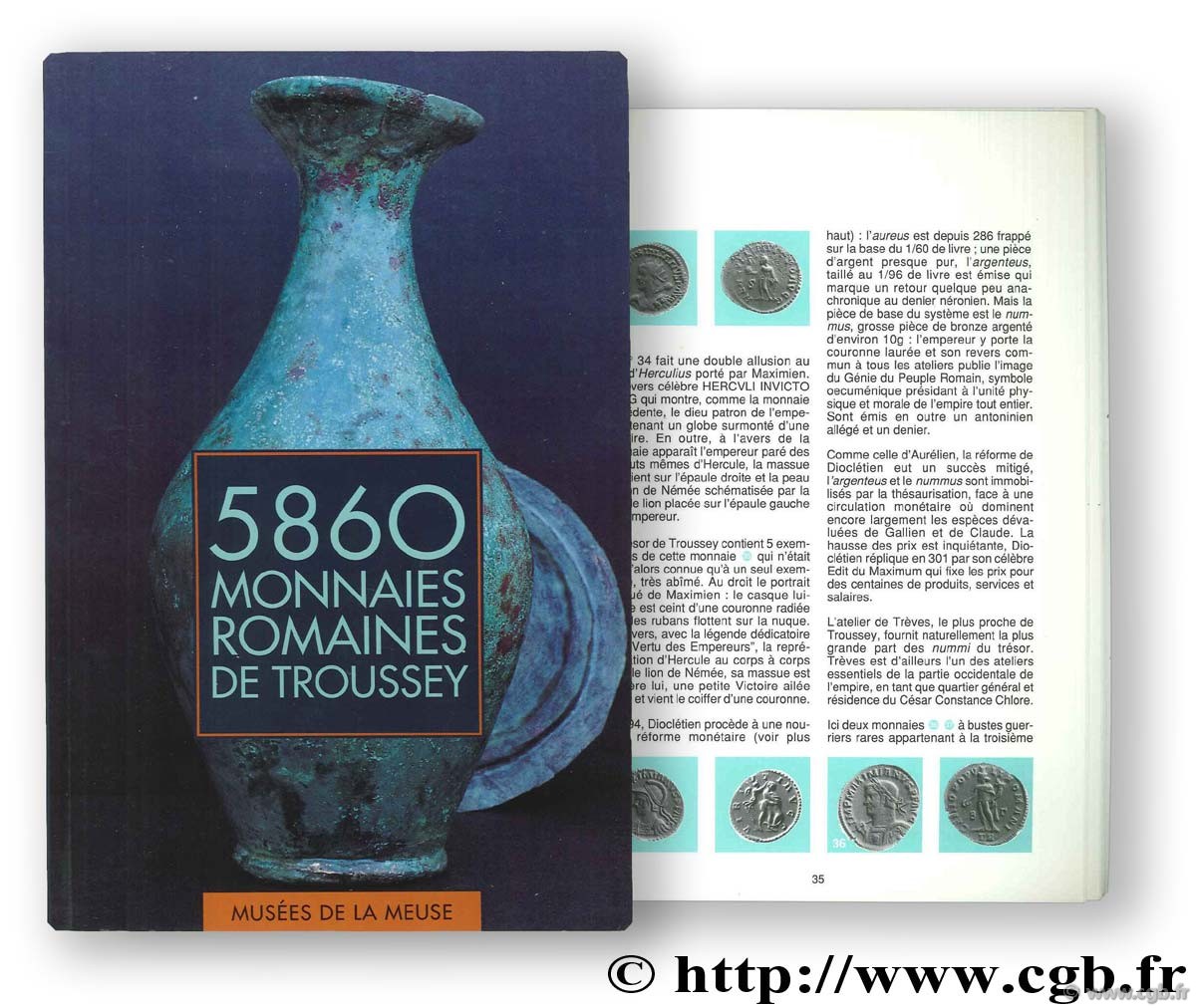 5860 monnaies romaines de Troussey. Musées de la Meuse ESTIOT S., DELESTRE X.
