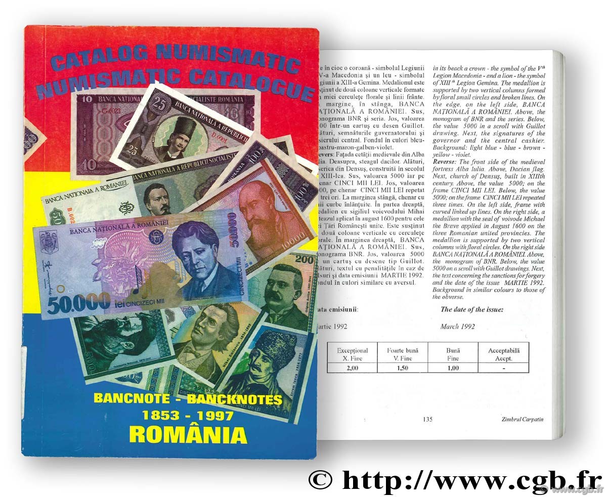 Bancnote 1853 - 1997 Romania 