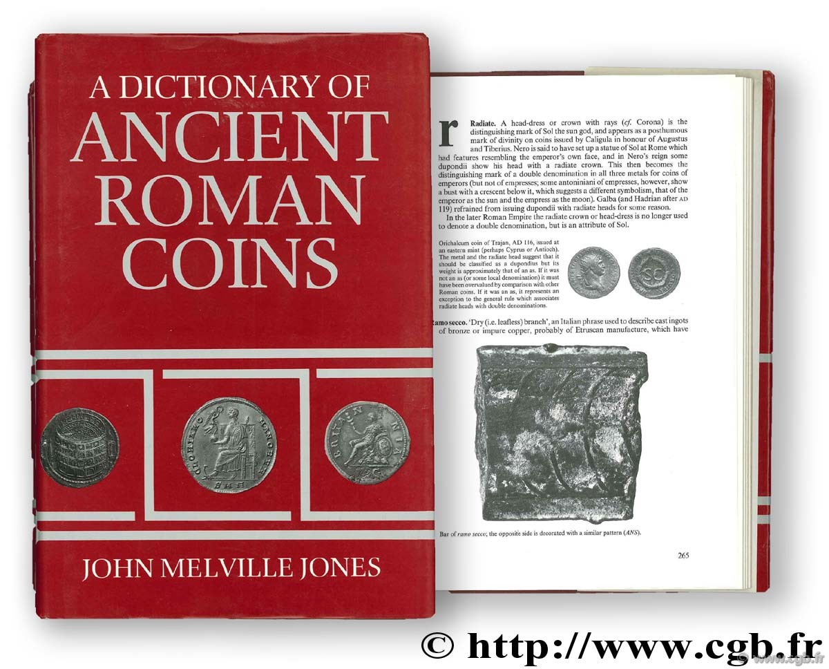 A dictionary of ancient roman coins MELVILLE-JONES J.-R.