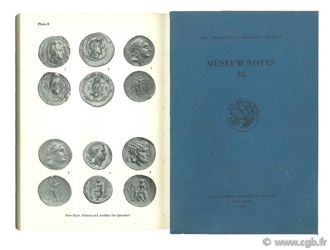 Museum notes 32, the american numismatic society 