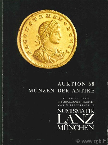 Auktion 68, münzen der antike, Numismatik Lanz München LANZ H.