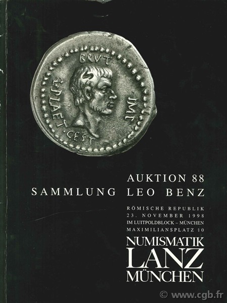 Auktion 88, sammlung Leo Benz, Numismatik Lanz München LANZ H.