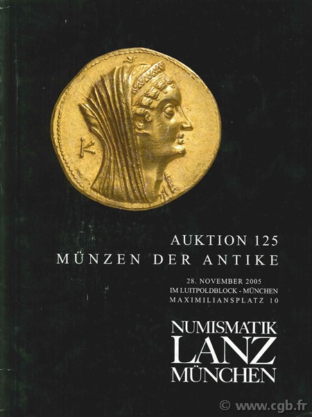Auktion 125, münzen der antike, Numismatik Lanz München LANZ H.