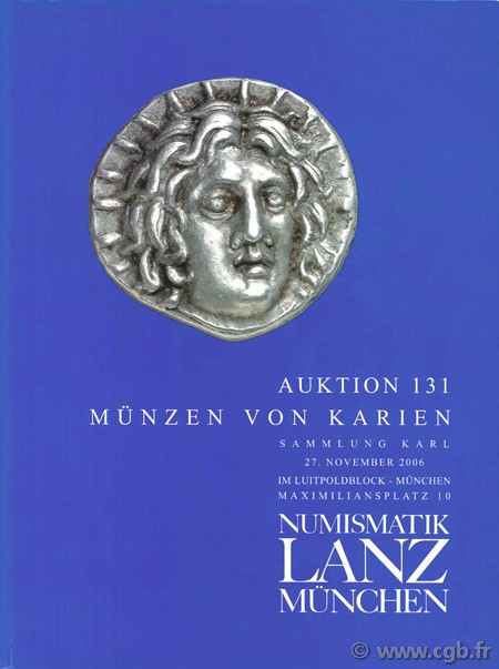 Auktion 131, münzen von Karien, Numismatik Lanz München LANZ H.