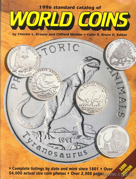1996 standard catalogue of world coins - 1801 - over - 23rd ed. KRAUS L. Chester, Clifford Mishler