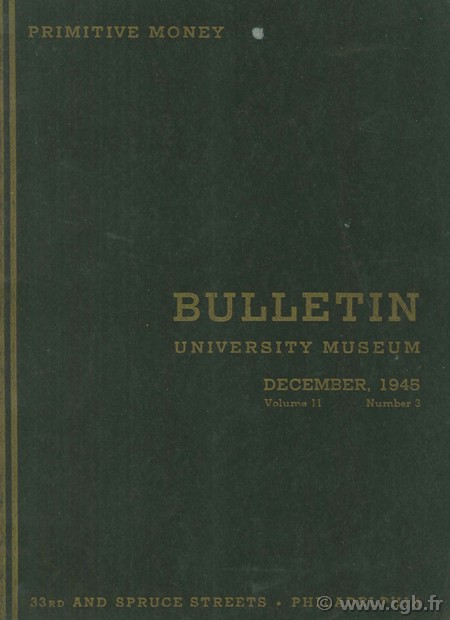 Bulletin university museum, volume 11, number 3 Collectif