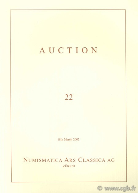 Numismatic Ars Classica AG, Auction 22, 18th March 2002 
