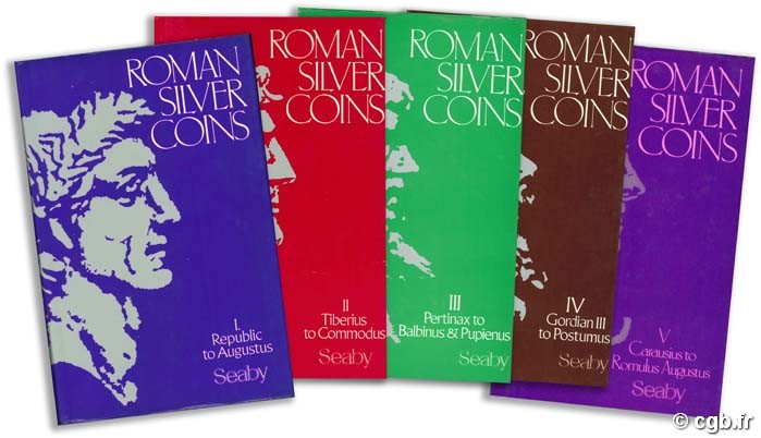 Roman silver coins, vol.I à V (complet) SEABY H. A.