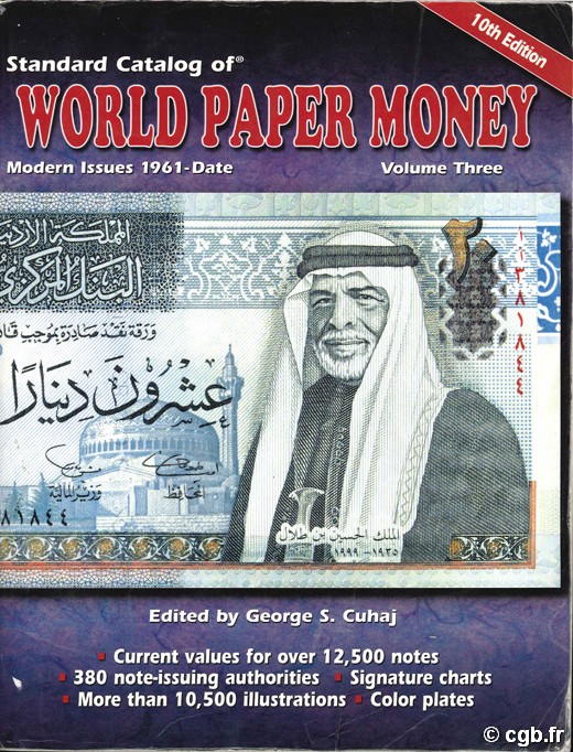 World Paper Money, Modern Issues 1961-Date - vol.3, 10th Edition G.S. CUHAJ