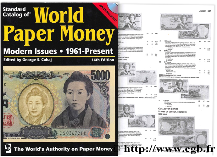 World Paper Money : Modern Issues (1961-Present) - 14th Edition CUHAJ G.-S.