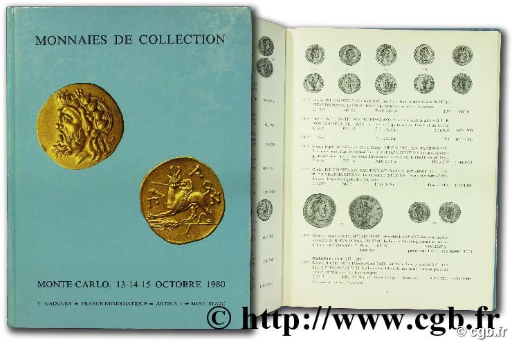 Monnaies de collection, 13-14-15 octobre 1980 GADOURY V.