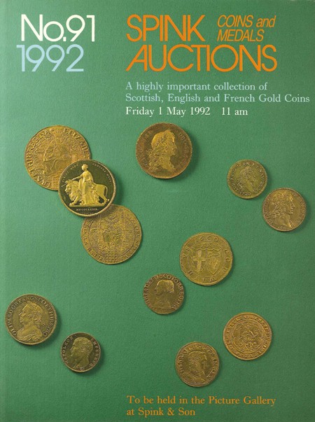 A higly important collection of Scottish, English and French gold coins SPINK