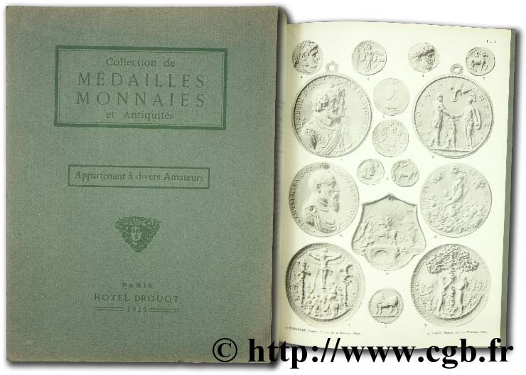 Collection de médailles monnaies et antiquités appartenant à divers amateurs CIANI L.