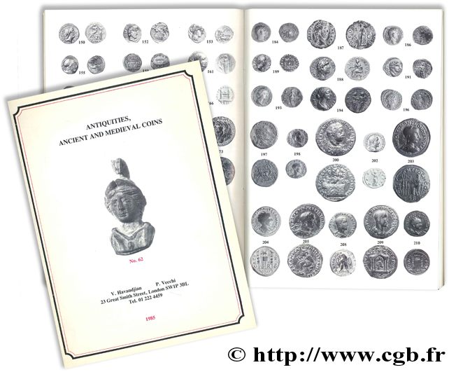 Antiquities, ancient and medieval coins - n° 62 HAVANDJIAN V., VECCHI P.