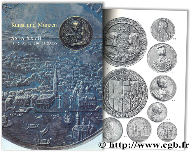 Asta XXVII : Monete, medaglie, cartamoneta e libri OLIVARI M., ROSSI M.