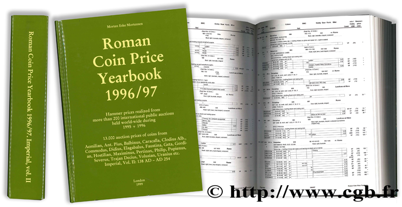Roman Coin Price Yearbook 1996/97 - Imperial, Vol. II: 138 AD - AD 254 MORTENSEN M.-E.