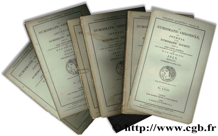 The Numismatic Chronicle, and Journal of the Numismatic Society - N° LXXIII à LXXIX Collectif