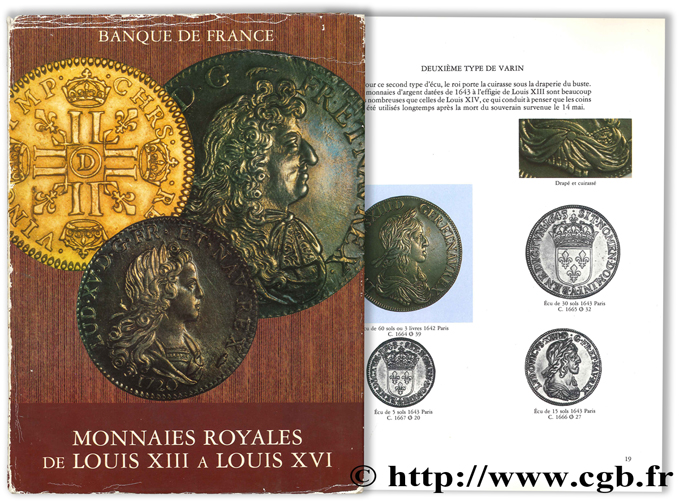 Monnaies royales de Louis XIII à Louis XVI, 1610-1793 BEAUSSANT C.