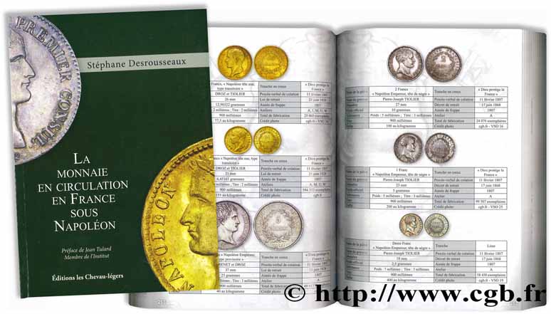 La Monnaie en Circulation en France sous Napoléon DESROUSSEAUX S.