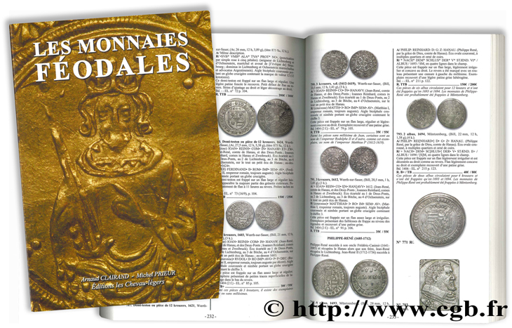 Les monnaies féodales CLAIRAND A., PRIEUR M.