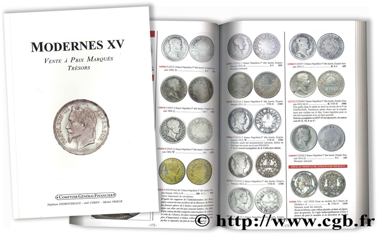 Modernes XV - Les monnaies françaises CORNU J., DESROUSSEAUX S., PRIEUR M.