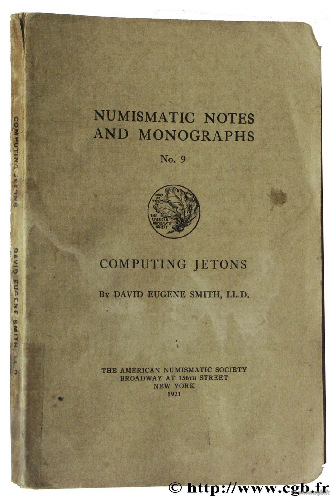 Computing Jetons, The American Numismatic Society SMITH D.-E.