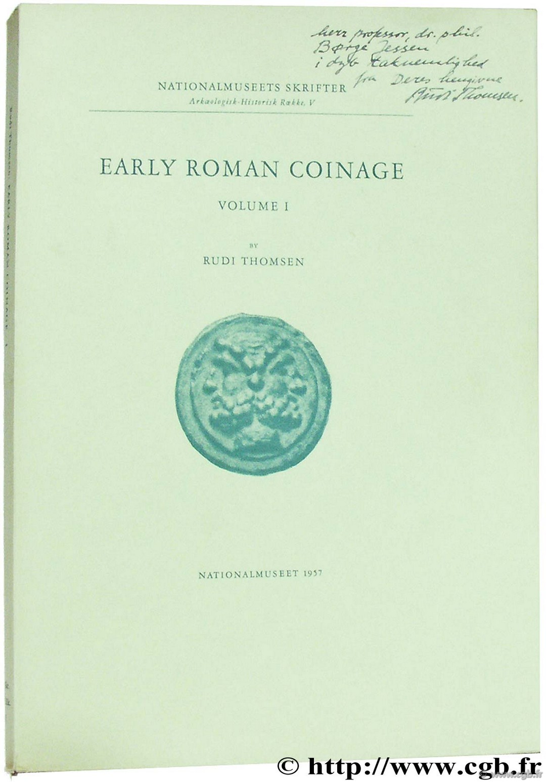 Early Roman Coinage THOMSEN R.