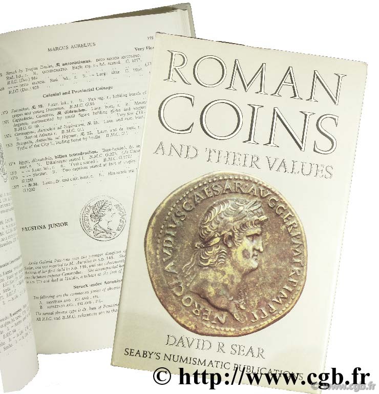 Roman coins and their values Revised Edition, 1970 SEAR D.-R.