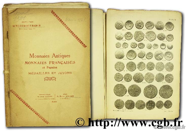 Monnaies antiques Monnaies Françaises et Papales médailles et jetons BOURGEY É.