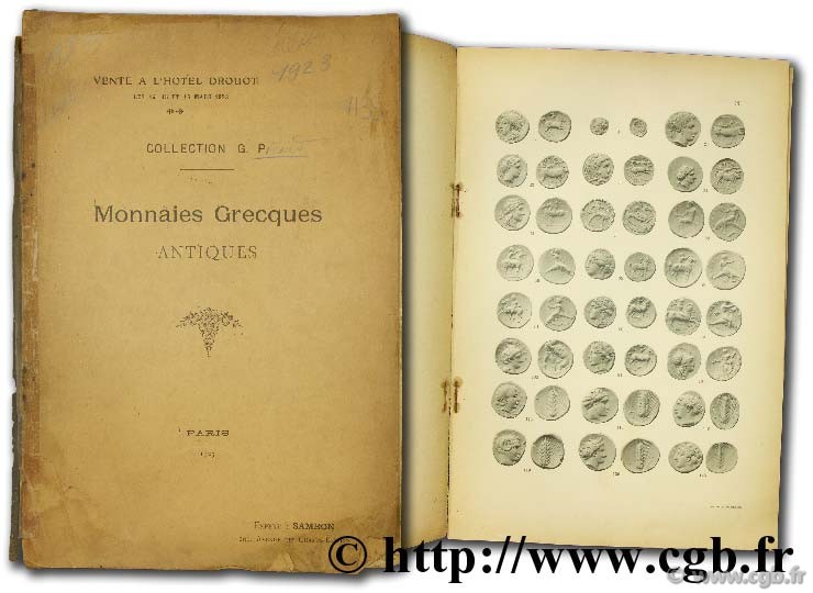Monnaies grecques antiques SAMBON A.