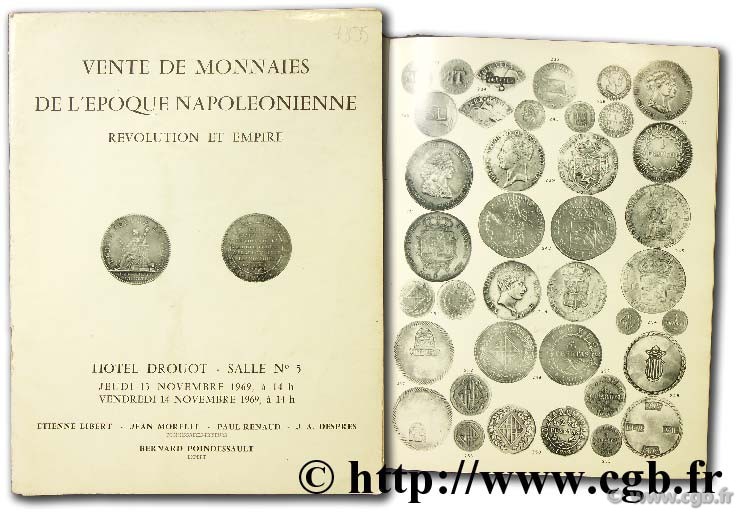 Vente de monnaies de l époque napoléonienne - Révolution et Empire POINDESSAULT B.