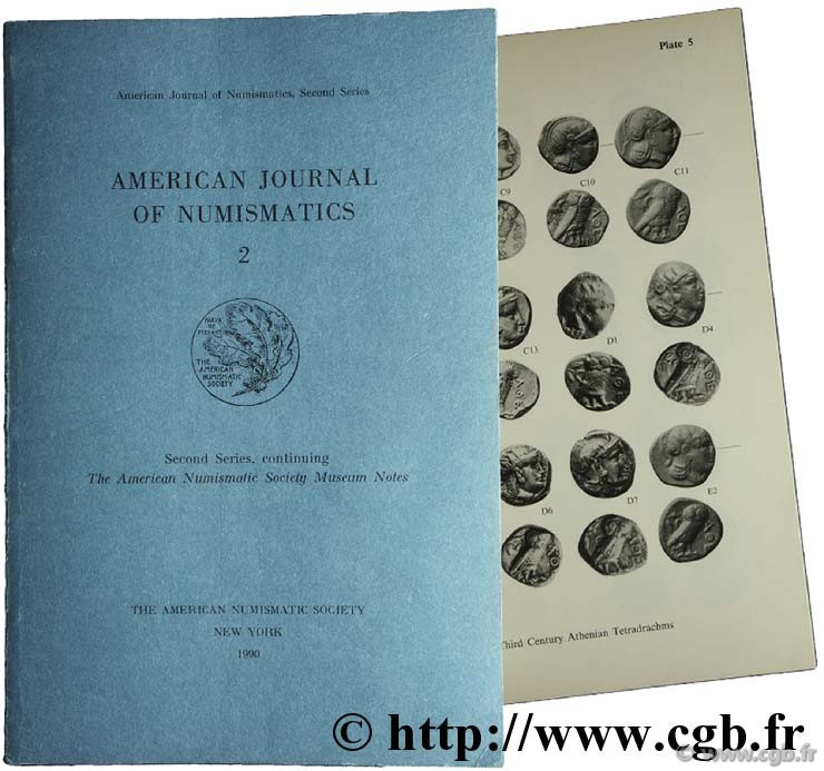 American journal of numismatics 2, second Séries, The American Numismatic Society 