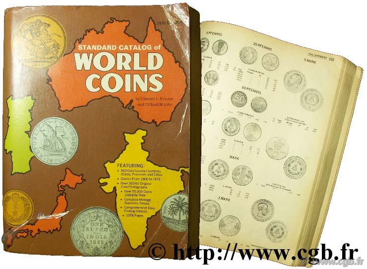 Standard catalog of world coins 1976  KRAUSE Chester L., MISHLER Clifford