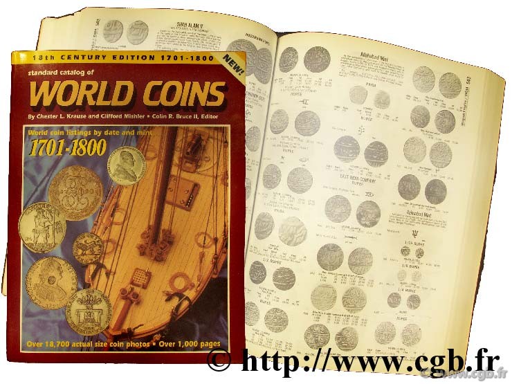 Standard catalog of world coins - 1701 - 1800 KRAUSE Chester L., MISHLER Clifford
