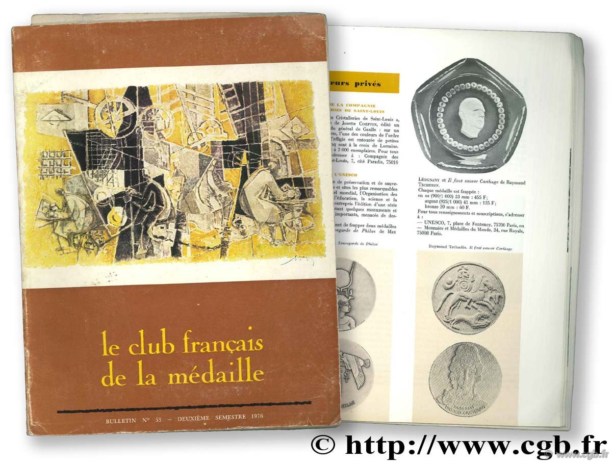 Le club français de la médaille, n°53, 1976 Collectif