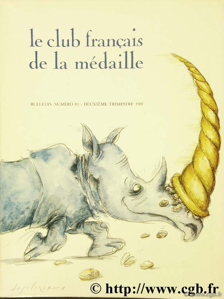 Le club français de la médaille, n°80, 1983 Collectif