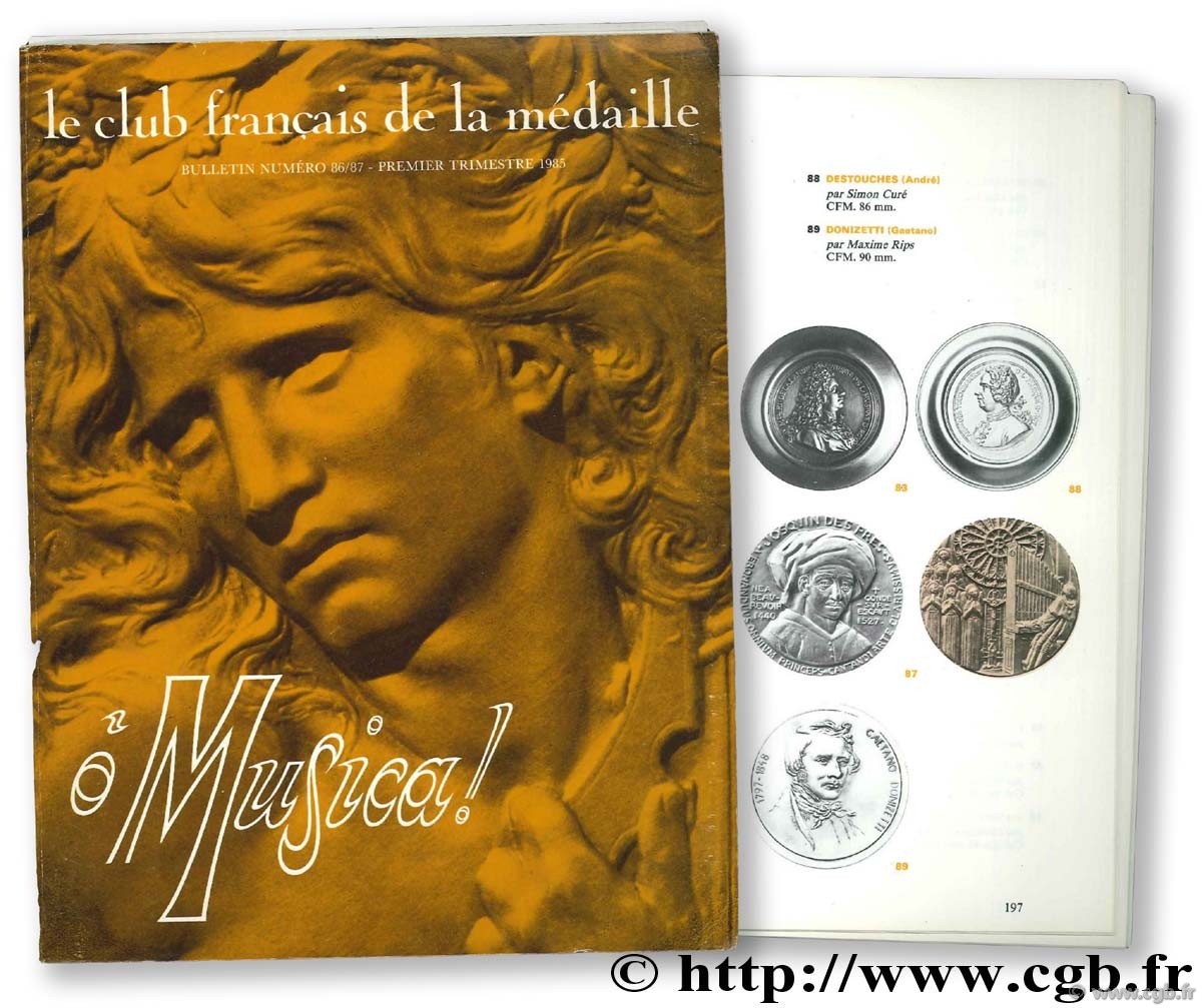 Le club français de la médaille, n°86/87, 1985 Collectif