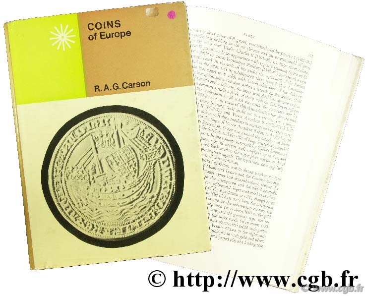 Coins of europe (extrait of coins ancient, medieval and modern) CARSON R.-A.-G.