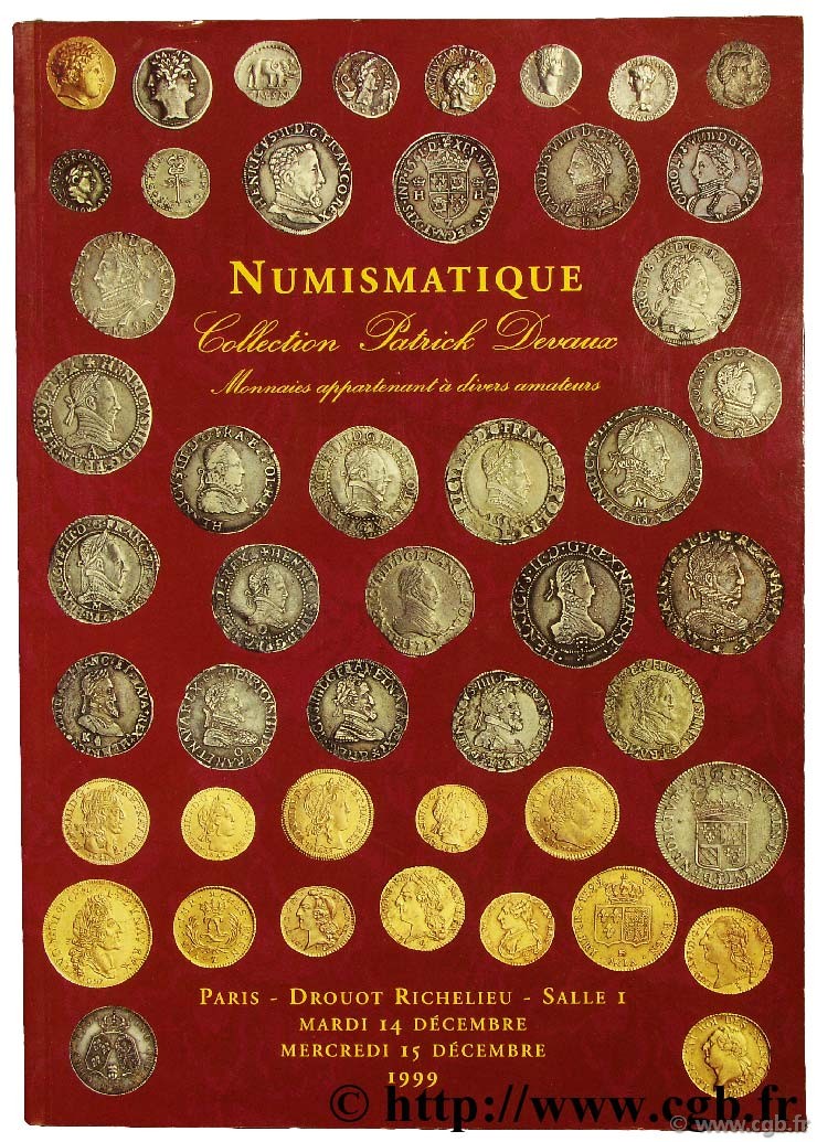 Numismatique, collection Patrick Devaux VINCHON J.