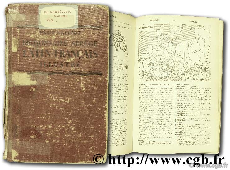 Dictionnaire abrégé Latin-Français illustré GAFFIOT F.