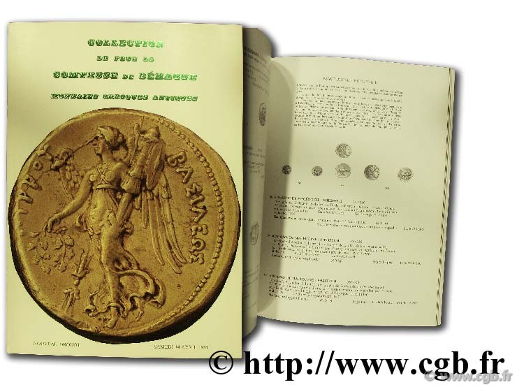 Collection de feue la Comtesse de Béhague, monnaies grecques antiques VINCHON J.