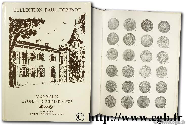 Collection Paul Topenot, Lyon 14 décembre 1982 BAUDEY J.-C., PESCE M.