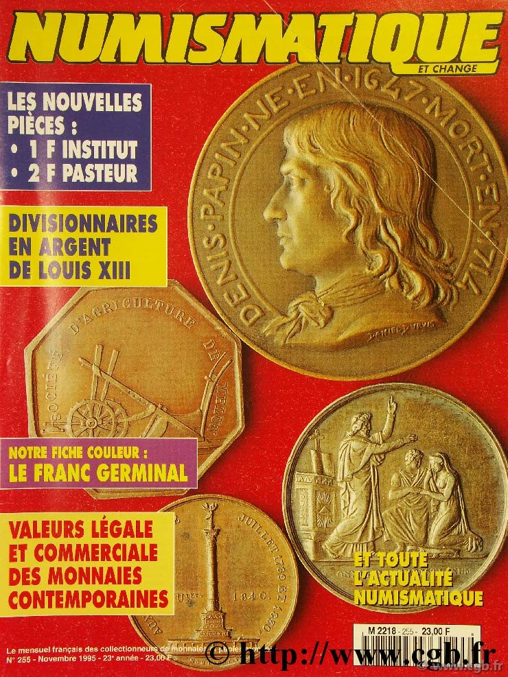 Numismatique et change n°255, novembre 1995 NUMISMATIQUE ET CHANGE