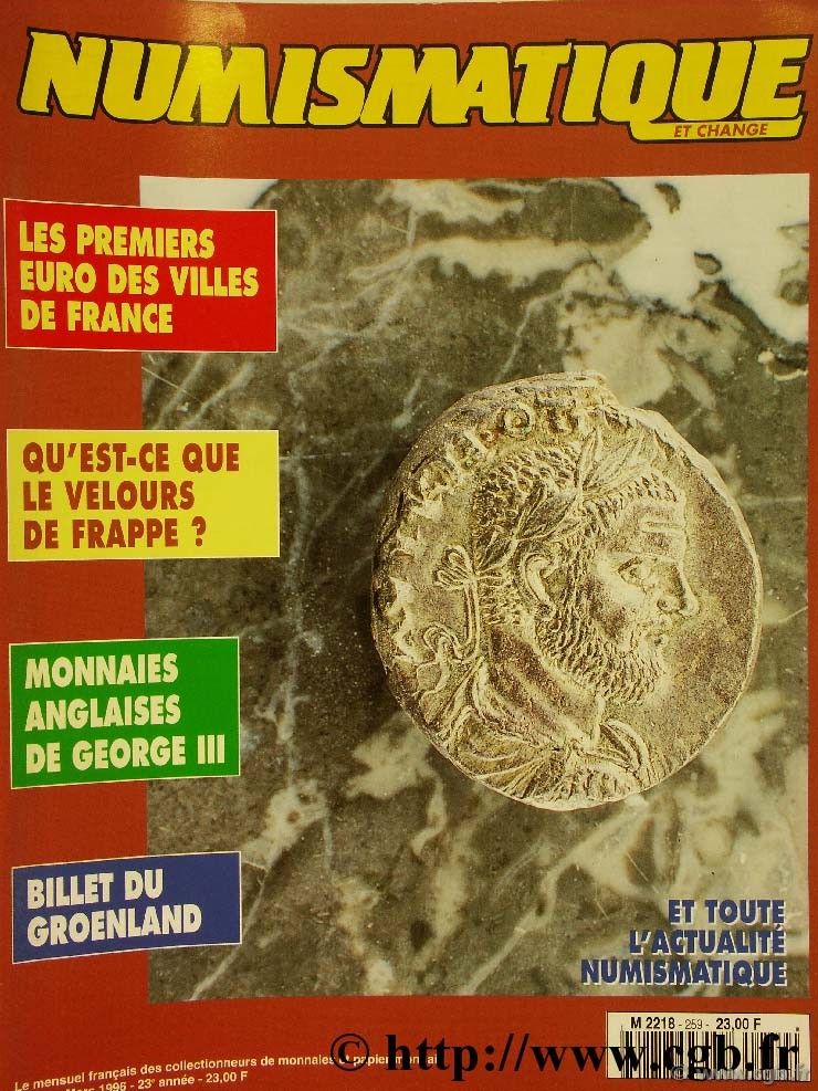 Numismatique et change n°259, mars 1996 NUMISMATIQUE ET CHANGE